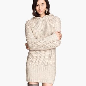 H&M Knit Hooded Sweater Dress